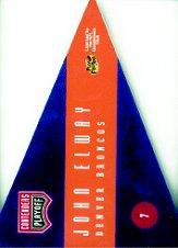 1996 Playoff Contenders Pennants #7 John Elway R back image