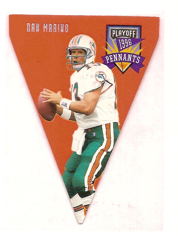 1996 Playoff Contenders Pennants #13 Dan Marino P