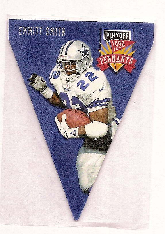 1996 Playoff Contenders Pennants #22 Emmitt Smith R