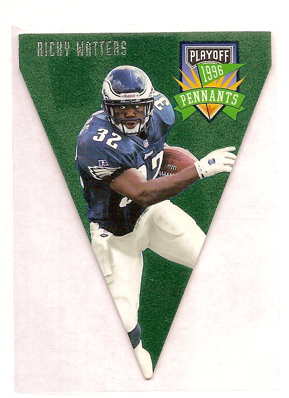 1996 Playoff Contenders Pennants #32 Ricky Watters G