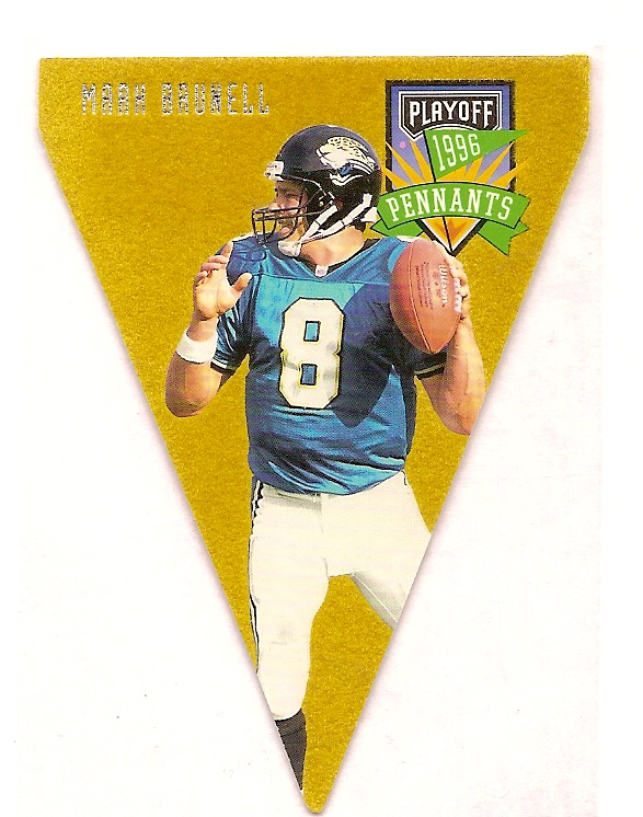 1996 Playoff Contenders Pennants #90 Mark Brunell G