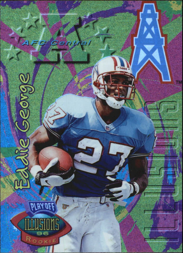 1996 Playoff Illusions Spectralusion Elite #65 Eddie George