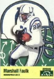 1996 Playoff Prime X's and O's #5 Marshall Faulk