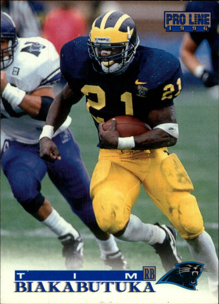 1996 Pro Line #344 Tim Biakabutuka RC