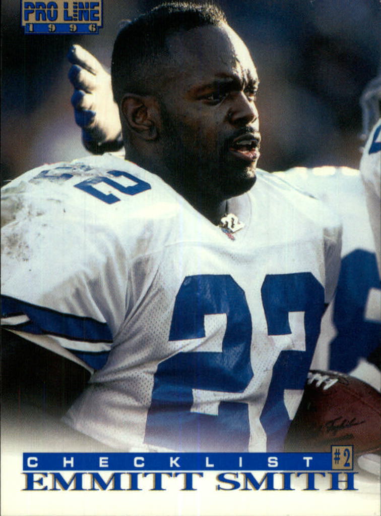 1996 Pro Line #349 Emmitt Smith CL
