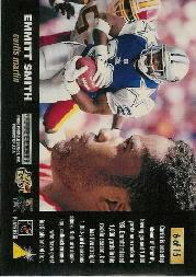 1996 Score Footsteps #6 C.Martin/E.Smith back image