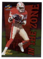 1996 Score In The Zone #17 Jerry Rice