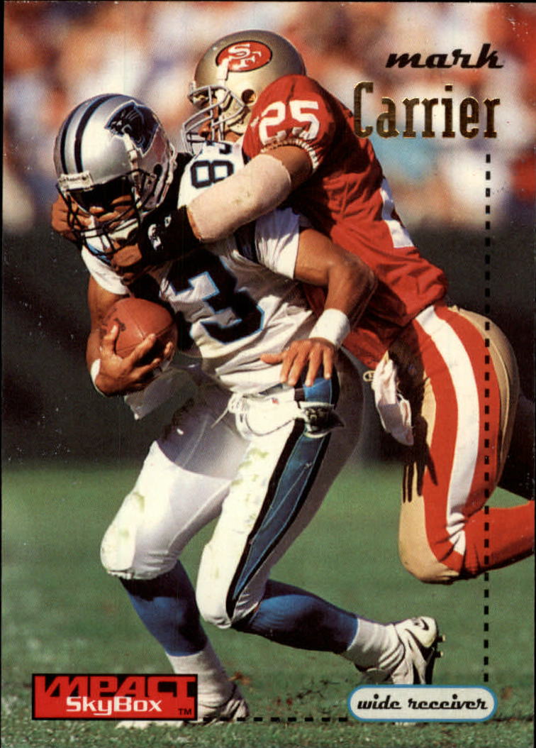 1996 SkyBox Impact #21 Mark Carrier WR