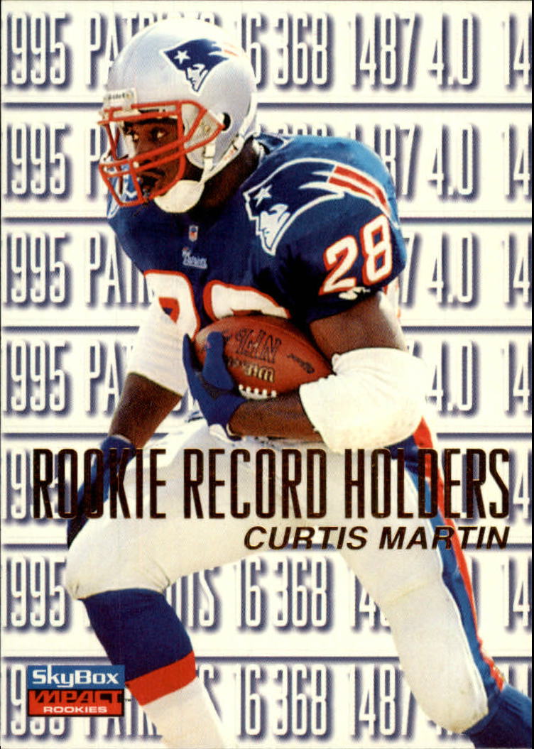 1996 SkyBox Impact Rookies #146 Curtis Martin RRH