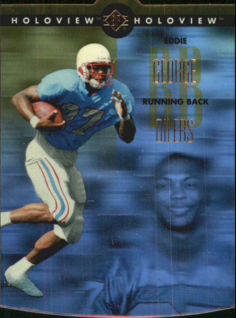 1996 SP Holoviews Die Cuts #35 Eddie George