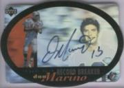 1996 SPx #UDT13A Dan Marino RB AU