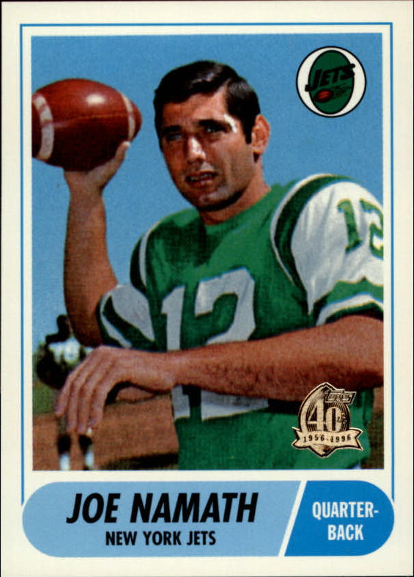 1996 Topps Namath Reprints #4 Joe Namath 1968