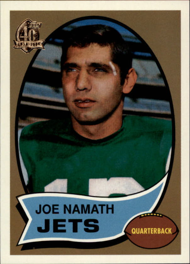 1996 Topps Namath Reprints #6 Joe Namath 1970