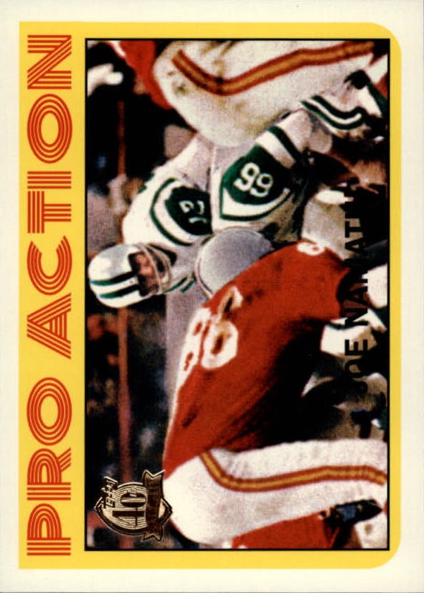 1996 Topps Namath Reprints #9 Joe Namath 1972