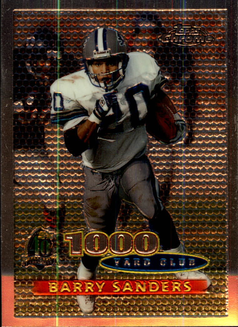 1996 Topps Chrome #51 Barry Sanders TYC