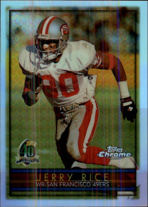 1996 Topps Chrome Refractors #98 Jerry Rice