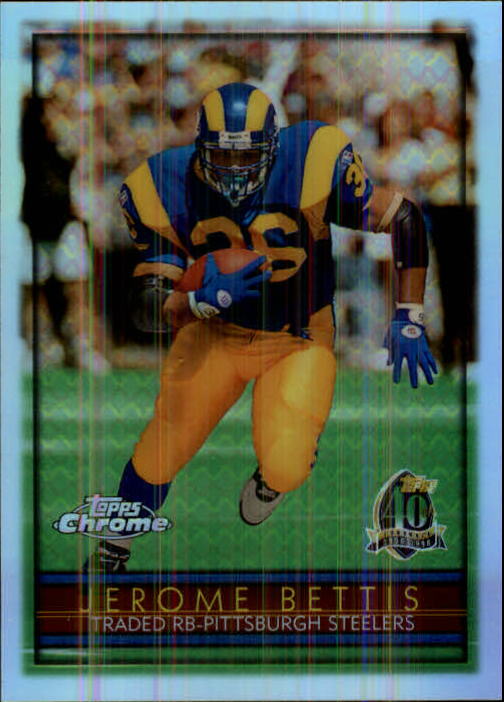 1996 Topps Chrome Refractors #125 Jerome Bettis