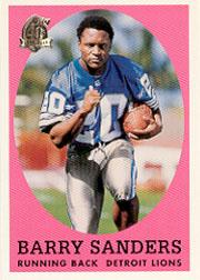 1996 Topps Chrome 40th Anniversary Retros #3 Barry Sanders 1958