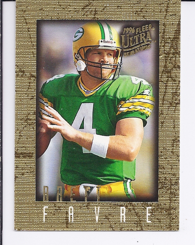 1996 Ultra Sensations Marble Gold #39 Brett Favre