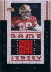 1996 Upper Deck Game Jerseys #GJ2 Jerry Rice Red