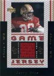 1996 Upper Deck Game Jerseys #GJ4W Jerry Rice White