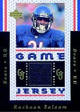 1996 Upper Deck Game Jerseys #GJ5 Rashaan Salaam