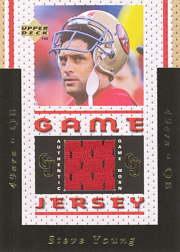 1996 Upper Deck Game Jerseys #GJ8 Steve Young