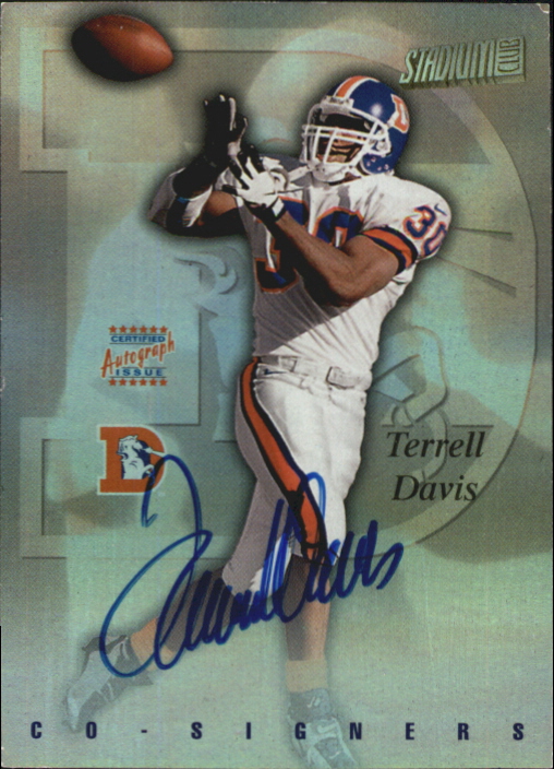 1997 Stadium Club Co-Signers #CO80 Terrell Davis/Karim Abdul-Jabbar