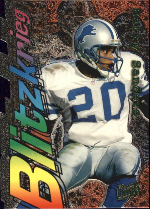 1997 Ultra Blitzkrieg Die Cuts #10 Barry Sanders