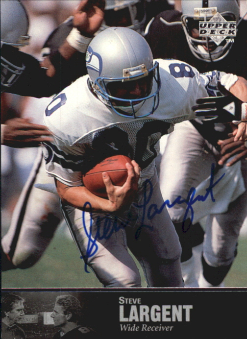 1997 Upper Deck Legends Autographs #AL8 Steve Largent