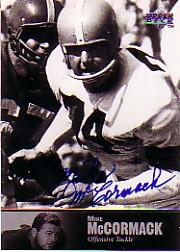 1997 Upper Deck Legends Autographs #AL50 Mike McCormack