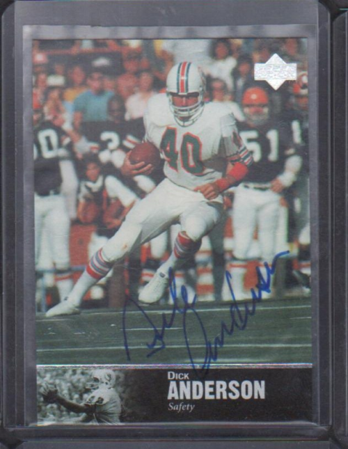 1997 Upper Deck Legends Autographs #AL75 Dick Anderson