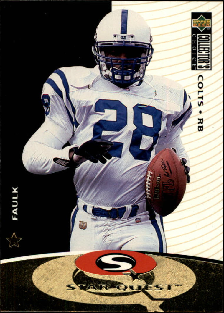 1997 Collector's Choice Star Quest #SQ13 Marshall Faulk