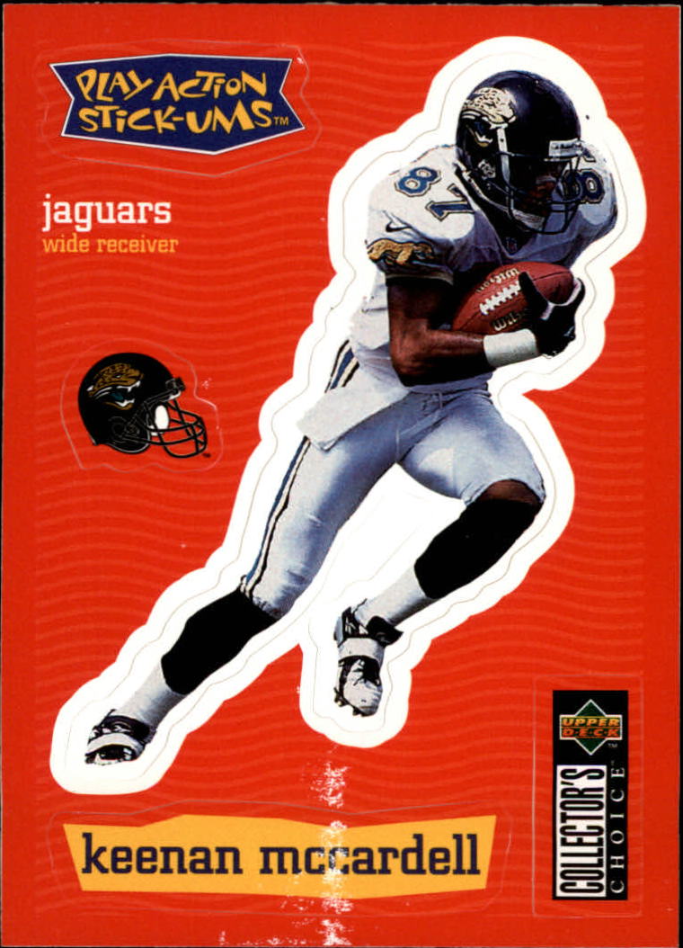 1997 Collector's Choice Stick-Ums #S15 Keenan McCardell