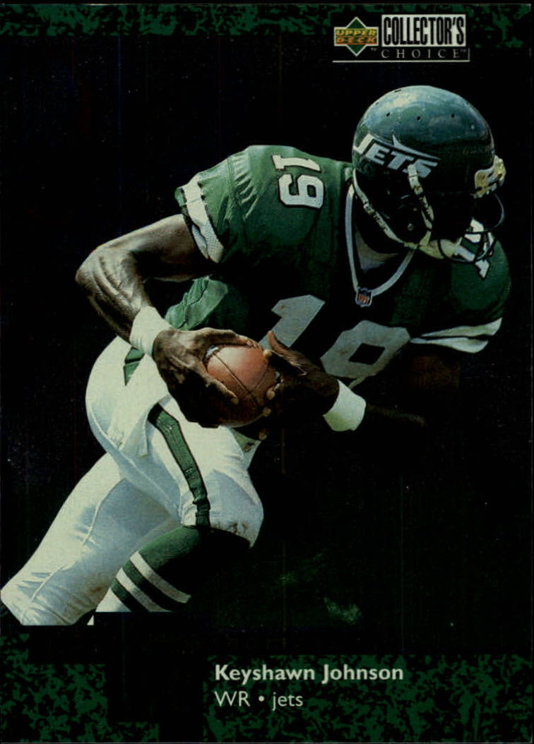 1997 Collector's Choice Turf Champions #TC11 Keyshawn Johnson