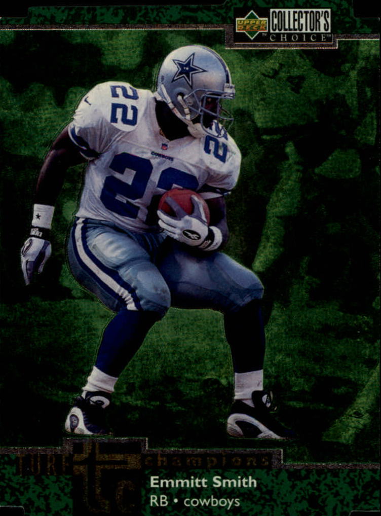 1997 Collector's Choice Turf Champions #TC61 Emmitt Smith