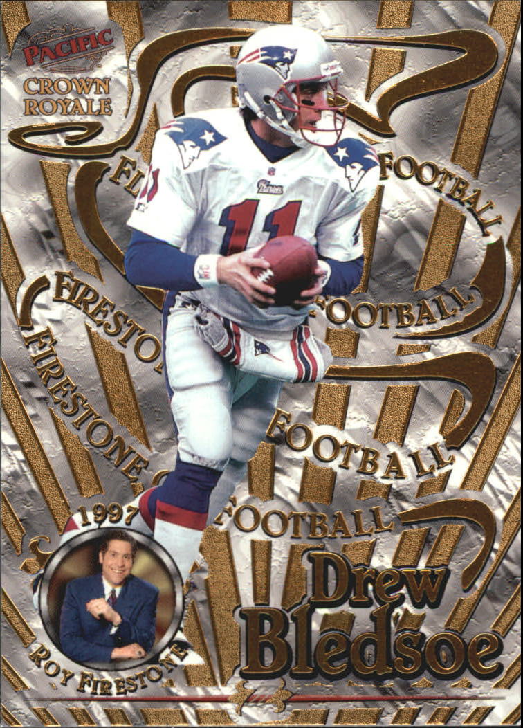 1997 Crown Royale Firestone on Football #13 Drew Bledsoe
