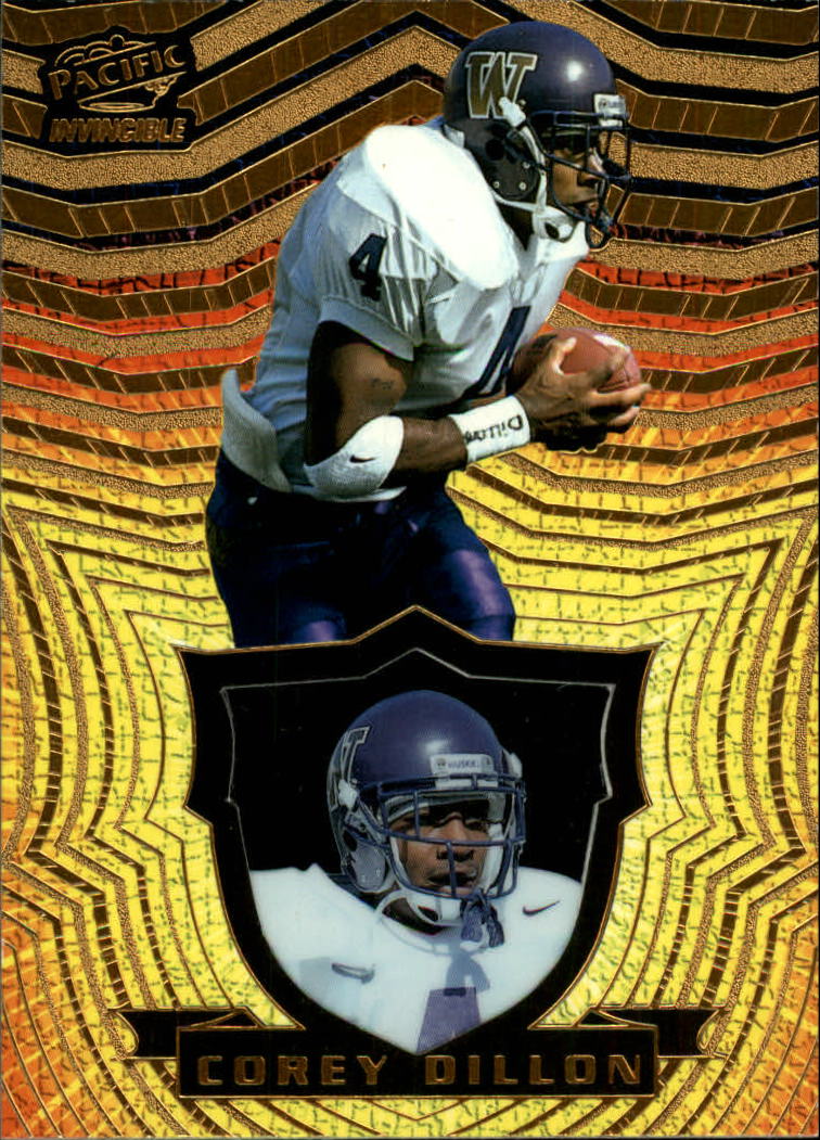 1997 Pacific Invincible #126 Corey Dillon RC