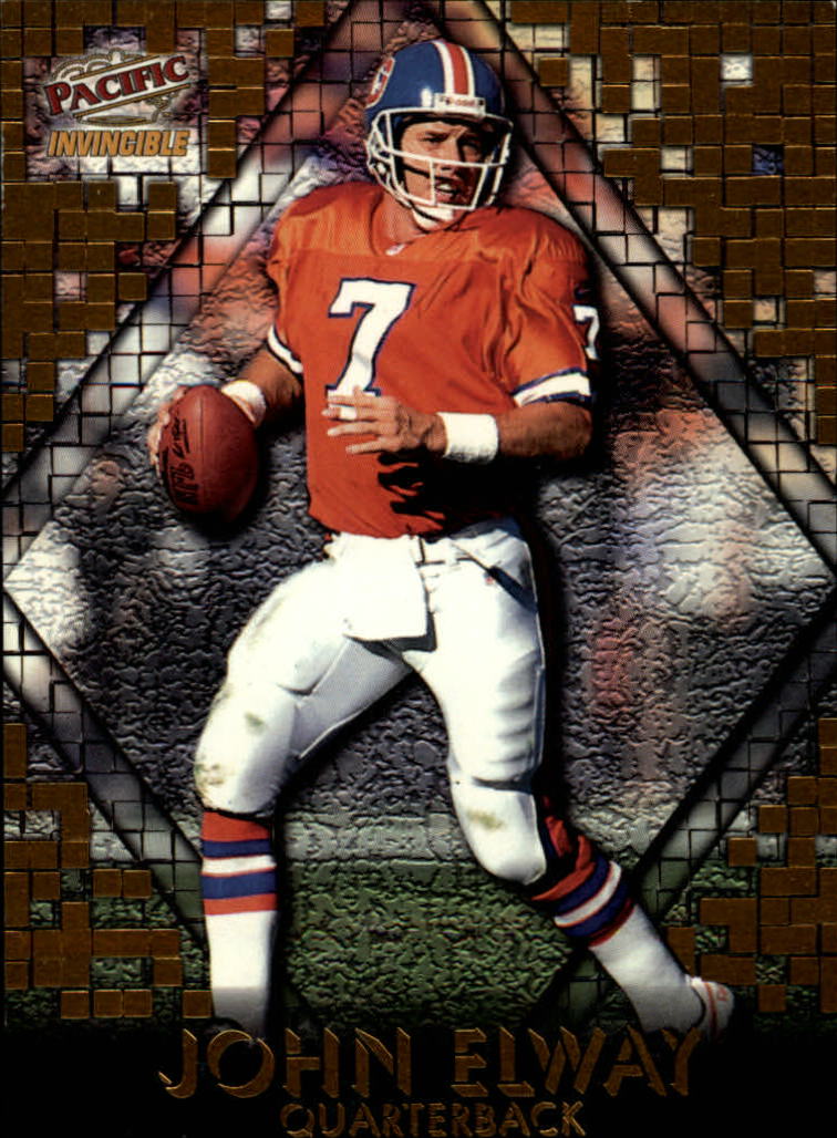 1997 Pacific Invincible Pop Cards #4 John Elway