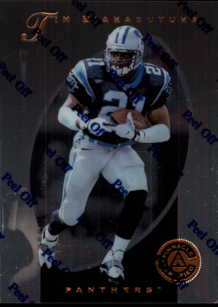 1997 Pinnacle Certified #40 Tim Biakabutuka