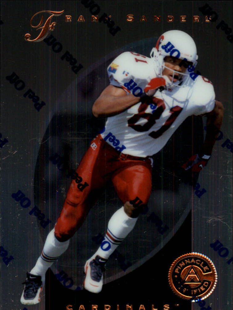 1997 Pinnacle Certified #62 Frank Sanders