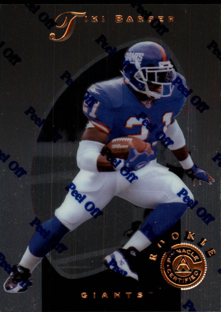 1997 Pinnacle Certified #129 Tiki Barber RC