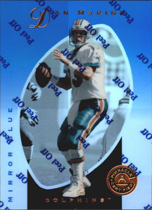 1997 Pinnacle Certified Mirror Blue #2 Dan Marino