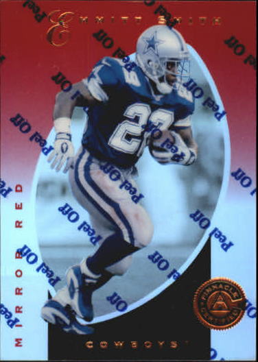 1997 Pinnacle Certified Mirror Red #1 Emmitt Smith