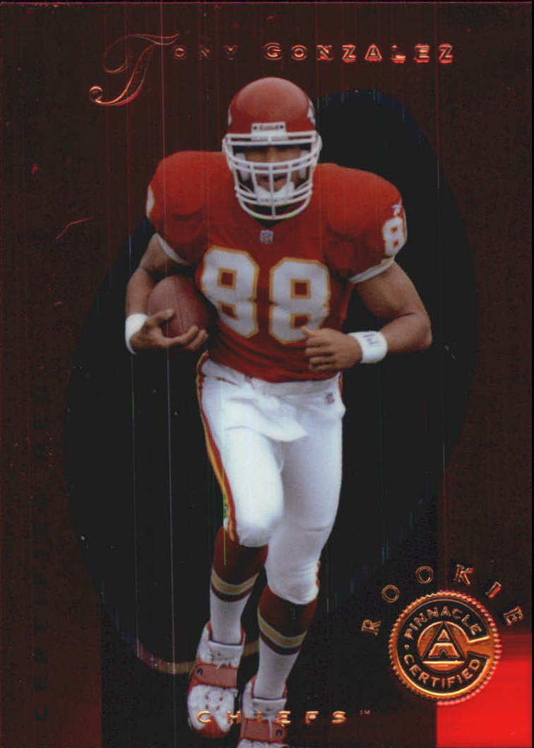 1997 Pinnacle Certified Red #149 Tony Gonzalez