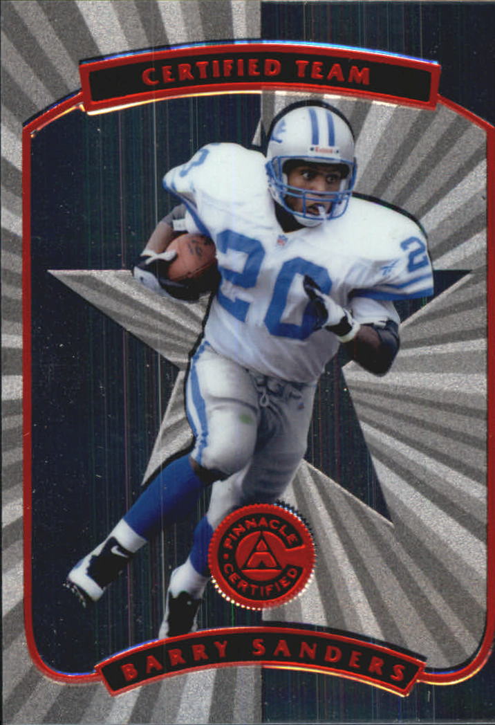 1997 Pinnacle Certified Certified Team #7 Barry Sanders