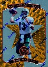 1997 Pinnacle Certified Certified Team Gold #2 Dan Marino