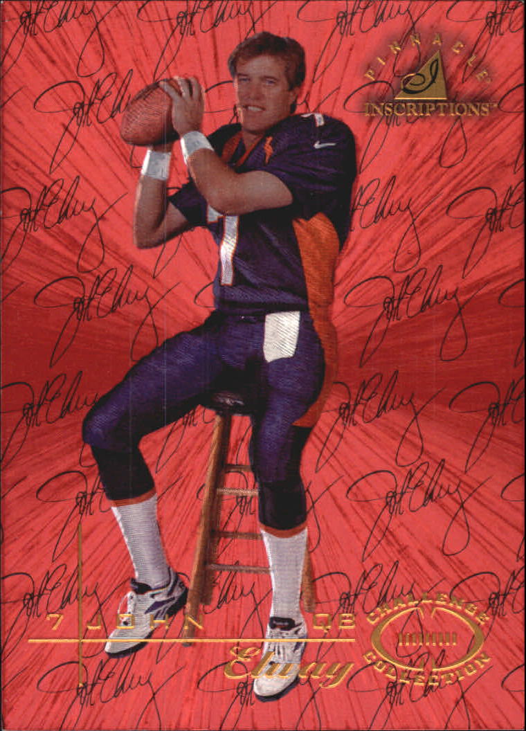 1997 Pinnacle Inscriptions Challenge Collection #7 John Elway