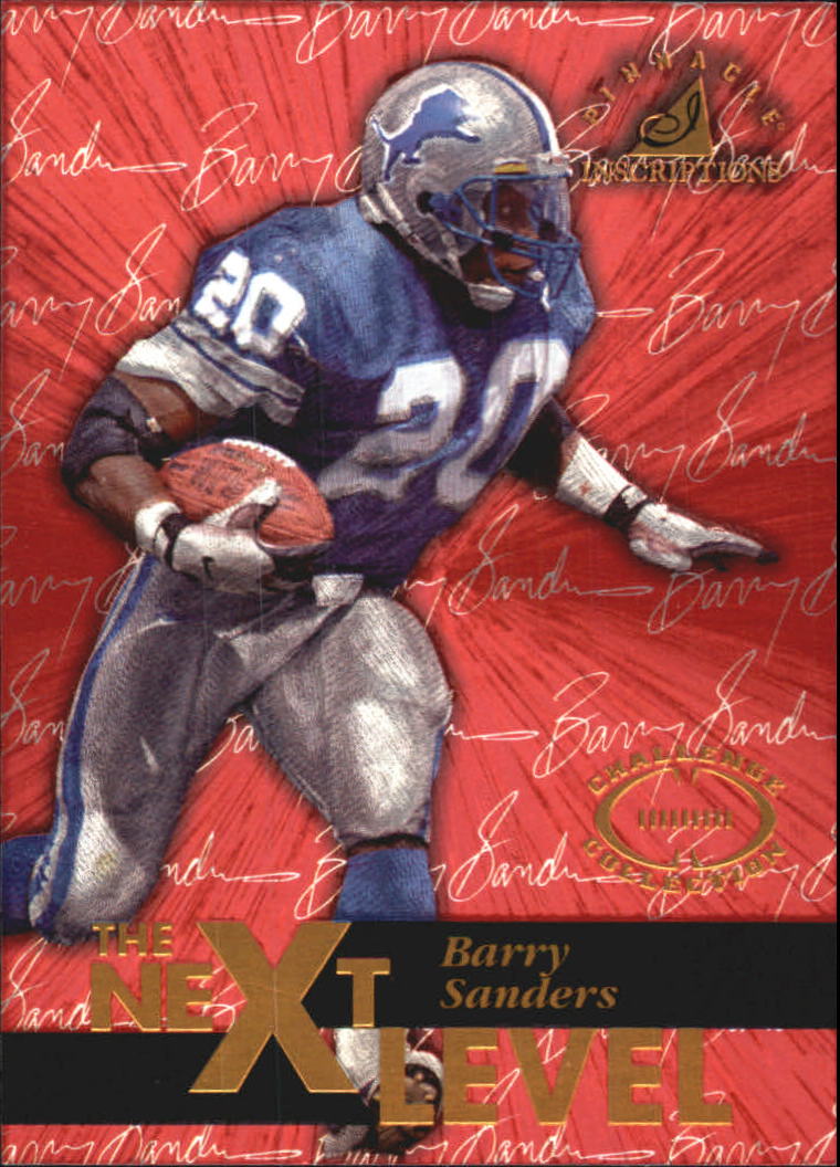 1997 Pinnacle Inscriptions Challenge Collection #43 Barry Sanders TNL