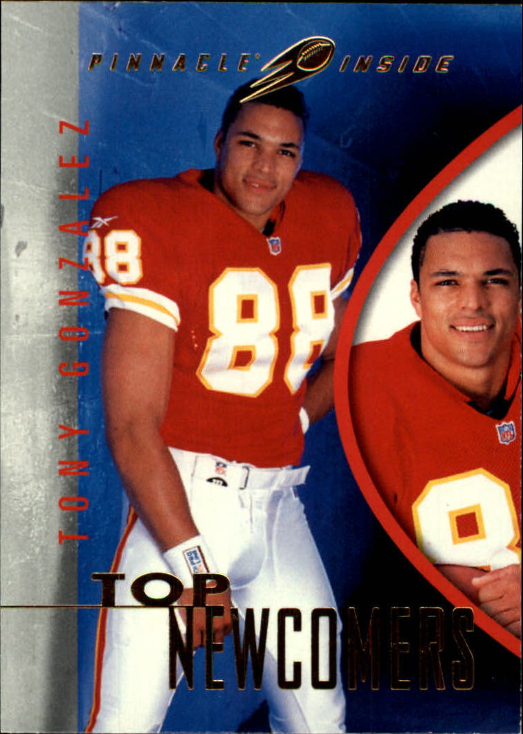 1997 Pinnacle Inside #143 Tony Gonzalez RC